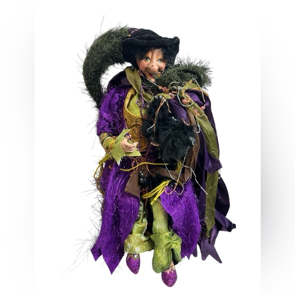 MARK ROBERTS 18 WITCH PURPLE GLITTER 18 ", NWT , it doesn’t have a box - Picture 12 of 16